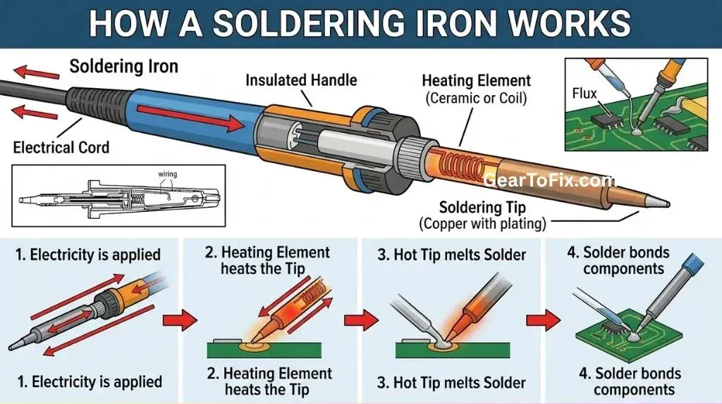 How Does a Soldering Iron Work on a PCB