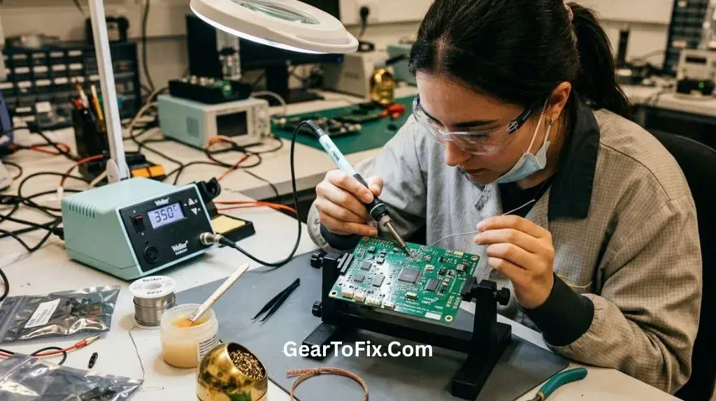 How to Solder Small Electronics Components on a PCB